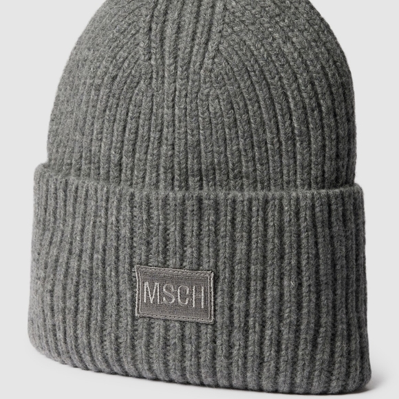 NWT MSCH Moss Copenhagen Wool Blended Kara Badge Beanie / Winter Hats - Picture 9 of 9